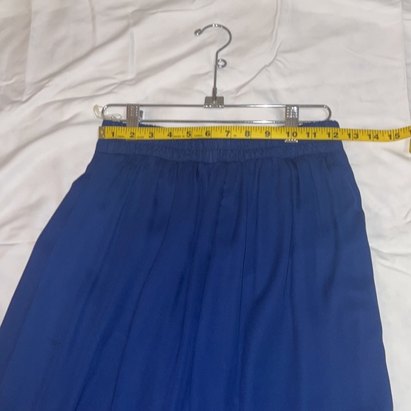 Navy Blue Formal Halter Top and Bottom Coord Set - Picture 5 of 6